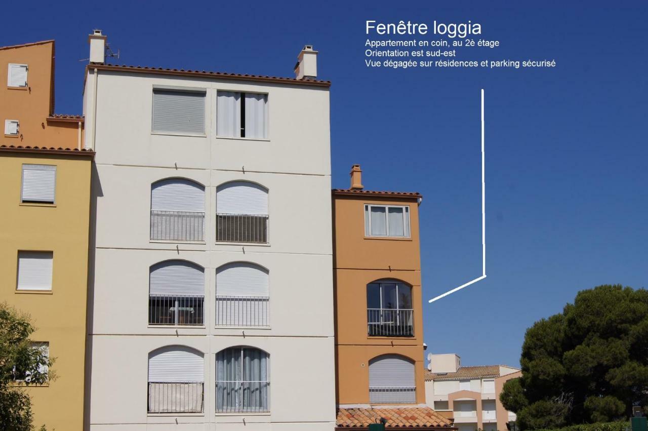 Lara 1 - Grand T2 Loggia Sans Vis-A-Vis Parking - Pres Centre-Port, Ile Des Loisirs, Plage Richelieu Agde Exterior photo